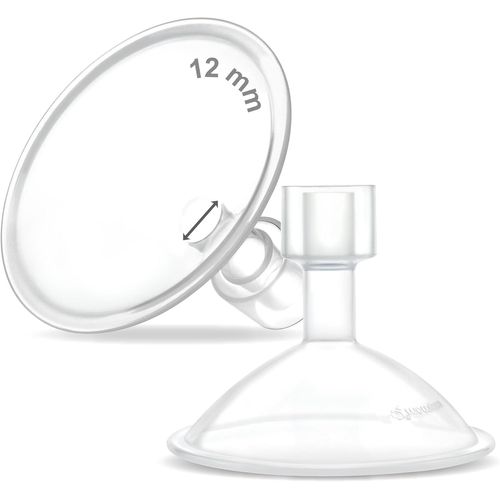Myfit Crater Series Lot De 2 Petits Protège-Lait En Deux Parties Compatibles Avec Les Pièces De Tire-Lait Medela ; Remplacement Des Boucliers Medela ; Connecteur Flex ; 2 Pièces.[T13]