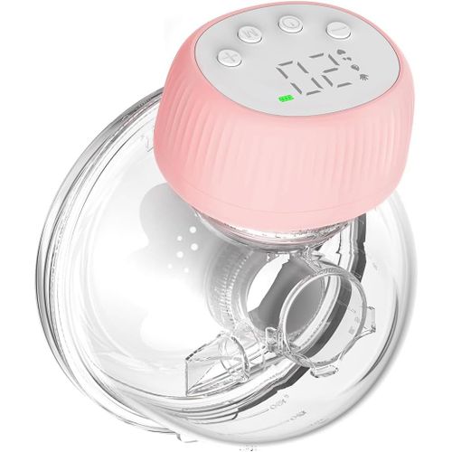 Kalanka-Tire-Lait Électrique, 4 Modes, 12 Niveaux, Affichage Led, Tire-Lait Mains Libres, Portable, Rechargeable, Sans Fil, Silencieux Et Indolore (My385-Pink-1pc)