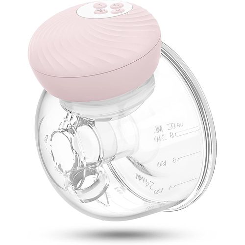 Kalanka-Tire Lait Électrique: Tire-Lait Électrique Mains Libres - Tire Lait Electrique Portable Avec 3 Modes - 9 Niveaux D'aspiration Et Fonction Mémoire, Faible Bruit (1 Pièces, Rose)