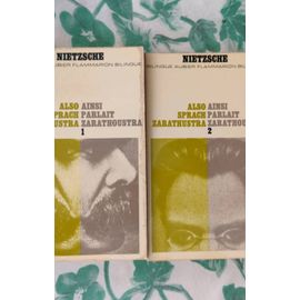 Ainsi Parlait Zarathoustra Bilingue Flammarion