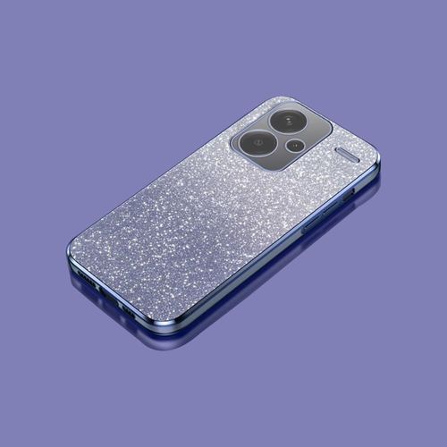 SJZG-Compatible Avec Xiaomi Redmi Note 13 Pro Plus 5G Coque Souple Transparente Électroplaquée En Tpu + Papier À Paillettes