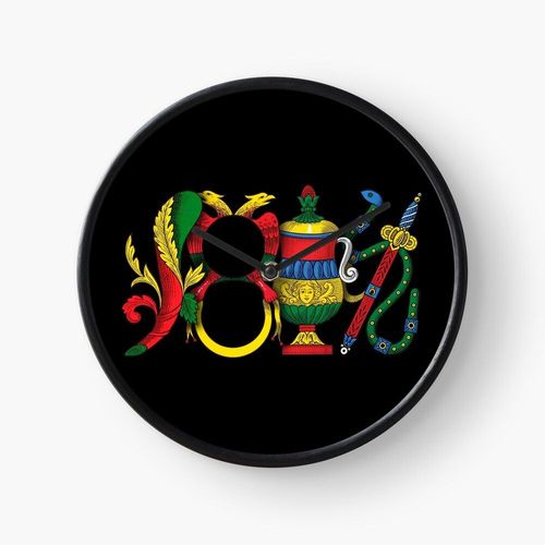 Horloge Murale Carte As italiens Briscola Scopa 30cm Décoration Artistique pour Cheminée, Maison, Chambre et Bure