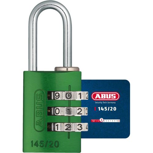 Cadenas à combinaison 145/30 Titanium Cadenas pour valises, casiers et bien d'autres choses encore. Cadenas en aluminium code numérique réglable individuellement niveau de sécurité 3 ABUS