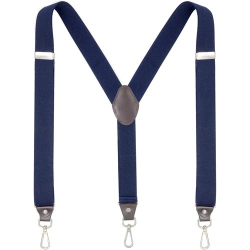 Kalanka-Bretelles Extra Résistantes Pour Homme - 3,5 Cm De Large - Avec Crochets Rotatifs Et Sangles Élastiques - Dos En Y Pour Jeans