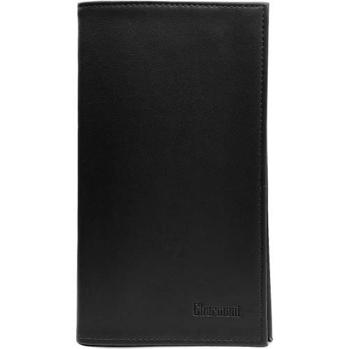 CAUC-- Etui Porte chéquier Porte Carte crédit pièce d'identité (A07 Noir)
