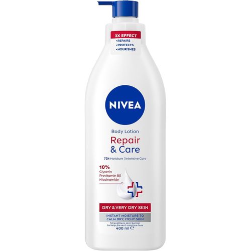 Kalanka-Body Repair & Care Lotion Corporelle Hydratante 72h Avec Formule Fortifiante, Crème Hydratante Fortifiante Pour Peaux Sèches, Niacinamide Et Glycérine 400 Ml 