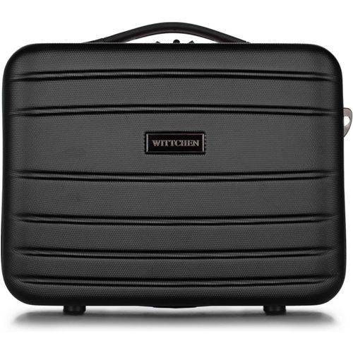 KALANKA-Valise de Voyage Bagage à Main Valise Cabine Valise Rigide en ABS avec 4 roulettes pivotantes Serrure à Combinaison Poignée télescopique Globe Line