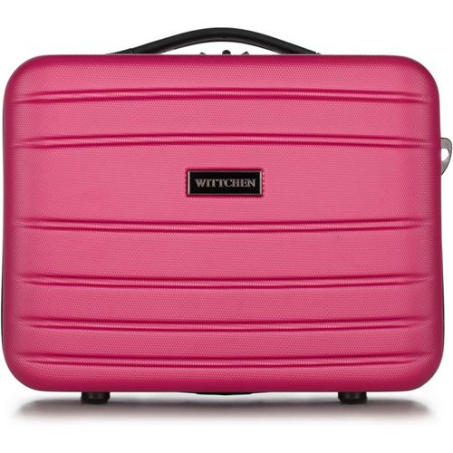 KALANKA-Valise de Voyage Bagage à Main Valise Cabine Valise Rigide en ABS avec 4 roulettes pivotantes Serrure à Combinaison Poignée télescopique Globe Line