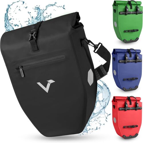 SUBZONAL-Grand Sac étanche pour Porte-Bagages - Sacoche de vélo pour Porte-Bagages avec Grands réflecteurs verrouillable Fixation Ultra-résistante - Plusieurs Fois primé - Conçu pour Durer