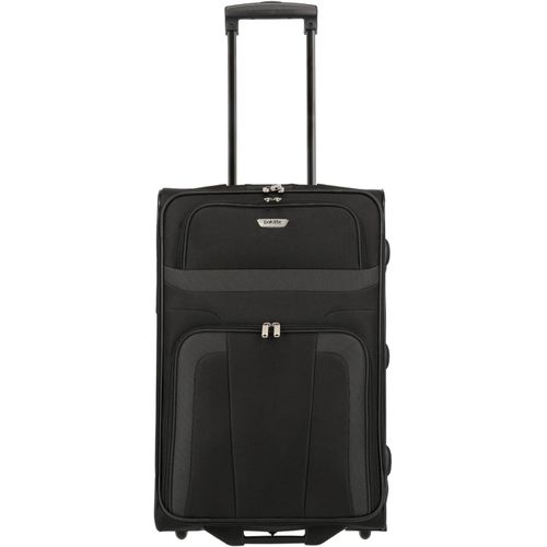 KALANKA-travelite Valise de Voyage à 2 roulettes, Valise à roulettes de Taille Moyenne, Orlando, Trolley Classique à Coque Souple au Design Intemporel, 63 cm, 58 litres