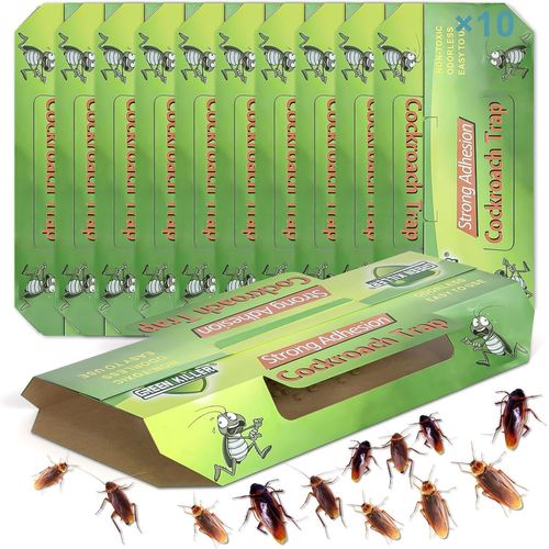 ASFASFq-Piege a Cafard,Non Toxique Piege Cafards Puissant Professionnel,Fourmis Araignée Produit Gel Cafards,pour Lieux Intérieurs et Extérieurs,Bain Bureau Cuisine Jardin,Maison Avoir Animaux (10.0,