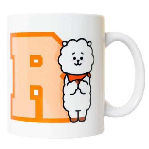 Mug En Céramique Capacité 300ml Design Kind, Loving, Foodie Rj Bt21 Line Friends Bt21 Blanc