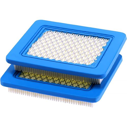 KALANKA-2 Pièces Cartouche de filtre à air 491588S, Filtre a Air Tondeuse, Bleu Filtre a Air Tracteur Tondeuse, Compatible avec Briggs et Stratton 491588 491588S 4915885 399959 PT15853