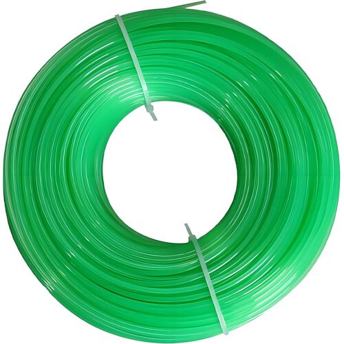 KALANKA-1,6 mm x 100 m Fil de Débroussailleuse en Nylon Rond Bobine Fil pour Coupe Bordure pour Débroussailleuse de Jardin de Parc - Vert