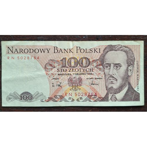 Billet 100 Sto Zlotych Pologne