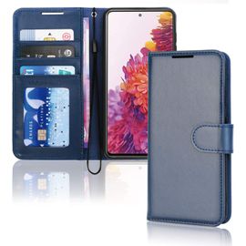 Tianyi-Coque Galaxy S20 Fe Étui Portefeuille En Cuir, Housse Avec Rabat De Protection Fentes Pour Cartes Béquille Et Dragonne, Stand Fonction, Cuir Pu Compatible Avec Samsung Galaxy S20 Fe [Bleu]