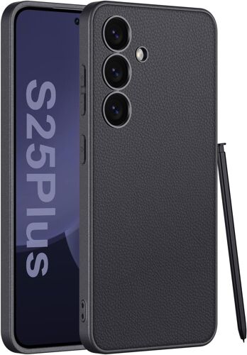 Étui pour Samsung S25, de téléphone à Texture givrée avec Ventouse magnétique, de Protection pour Samsung Galaxy S25-Violet