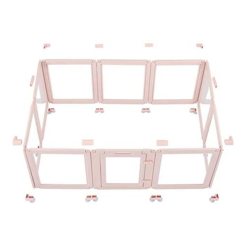 Parc De Mise Bas Pour Chien-Duoku-154 X 100 X 60 Cm-Caisse De Mise Bas Pour Chiots Avec Fenêtres Transparentes Et Serrure
