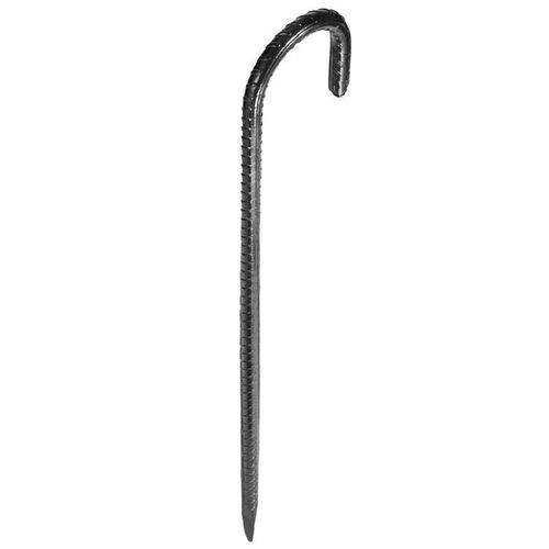 Piquets D'armature 40,6 Cm Piquets D'ancrage Au Sol Avec Crochet J En Acier Galvanisé-Duoku-Lot De 24-Ancres De Sol Diamètre 10 Mm