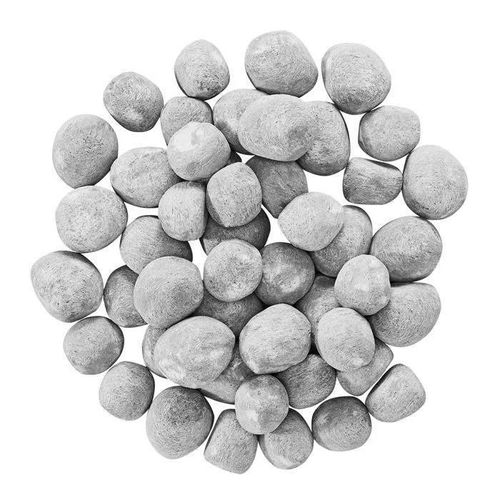 Galets en Céramique-Duoku-pour Cheminée à Gaz-Lot de 48-Pierres de Lave 2,5-5 cm-Pierres Décoratives Réutilisables