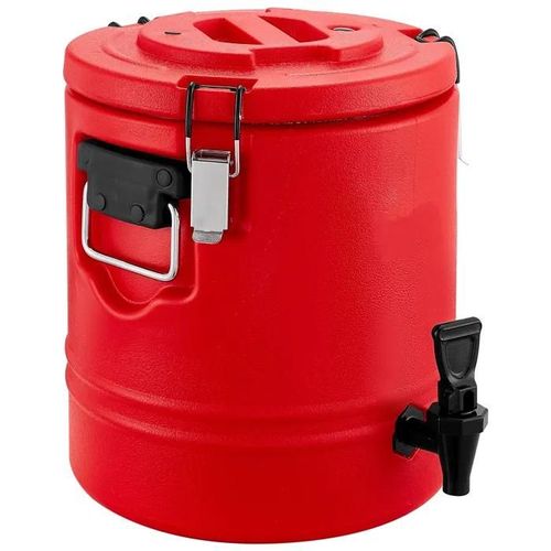 Distributeur de Boissons Isotherme 11,4 L-Duoku-pour Camping-Fontaine à Eau Chaude et Froide Non Électrique avec Robinet