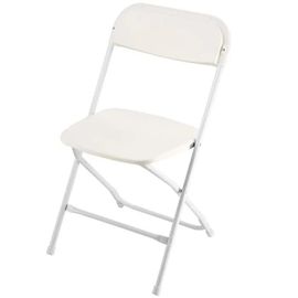 Lot De 6 Chaises Pliantes Portables-Duoku-Chaises En Plastique Avec Structure Métallique-Sièges Empilables