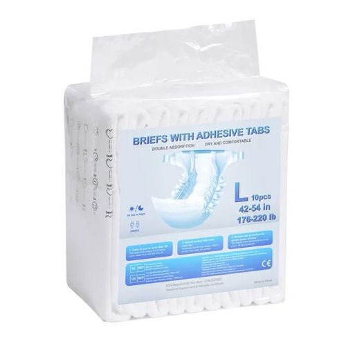 Couche Adulte-Duoku-Taille L-Sous-Vêtements De Protection D'incontinence Jetables Absorbants Anti-Fuite-Pour Hommes Femmes