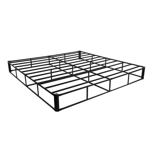 Sommier Tapissier Pour Très Grand Lit-Duoku-Cadre De Lit King Size-Avec Tissu Lavable-Structure En Métal Robuste