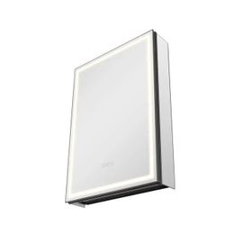 Armoire Murale De Salle De Bain-Duoku-50x70 Cm-Meuble De Toilette-Avec Miroir Led À 3 Couleurs Et Luminosité Réglable