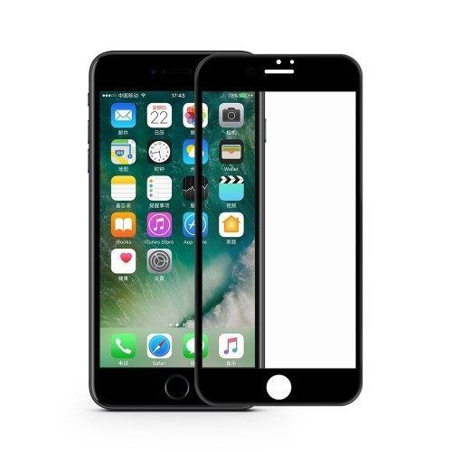 Protection d'écran en verre trempé 21D pour iPhone 7 Plus (lot de 6)