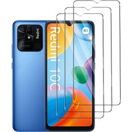Protection D'écran Intégrale Pour Xiaomi Redmi 10c ¿ Verre Trempé 9h, Haute Définition, Sans Bulles, Anti-Rayures & Anti-Traces, Réactivité Tactile Optimale, Pack De 3