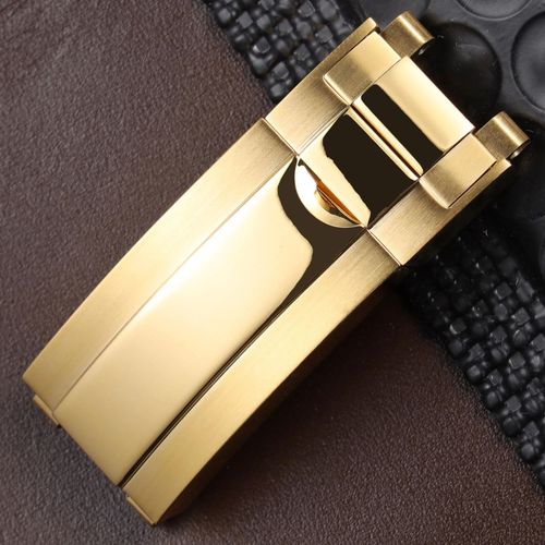 Kafol-Fermoir De Montre À Déploiement 9x9mm,Argent Poli Mat,Noir,Or Rose,Haute Qualité,Pour Rolex Submariner Daytona Gmt,Boucle De Date,9mm,Gold