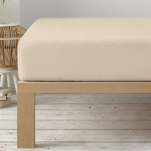 TEPPC-Degrees Home Collection - Drap-Housse 90x190 cm en Microfibre Douce \u2013 pour Matelas Jusqu`à 33 cm \u2013 Certifié Oeko-TEX \u2013 Beige