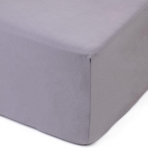 Tianyi-- Drap Housser, 50 Cm Bonnet, 100% Coton, 200 X 200 Cm - Argent