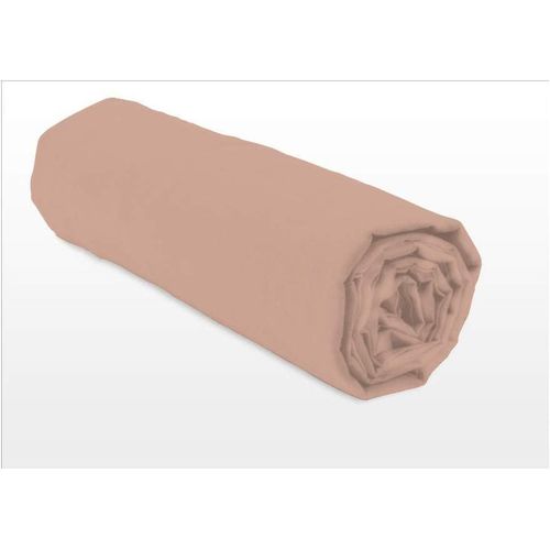 Tianyi-Drap Housse 100% Coton \U2013 57 Fils/Cm² \U2013 Taille 160x200 Cm \U2013 Rose \U2013 Bonnet 25 Cm \U2013 Tissage Serré \U2013 Doux, Respirant, Lavable