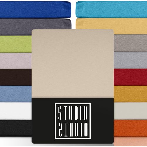 Tianyi-Basic Drap Housse 160x200 Cm, 100% Coton Peigné, Certifié Oeko-Tex 100, Qualité De Marque, Drap De Matelas 160 X 200 Jusqu'à 25 Cm, Crème