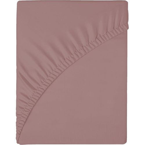 Tianyi-Drap-Housse 180 X 200 X 25 Cm, Tissu En Microfibre, Rétrécissement Et Ne Se Décolore Pas, Rose