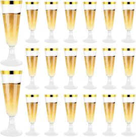 Flûtes à Champagne En Plastique Tritan - Lot De 12, Réutilisables, Incassables - Pour Mariage, Fête, événements - 2