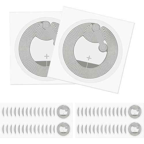 TIANYI-60 Pièces NFC Tag NFC Puce NFC Sticker Autocollant D'Étiquette NFC de 504 Octets Ntag 215 Programmable 25mm pour Tous Les Téléphones Mobiles et Appareils Compatibles NFC