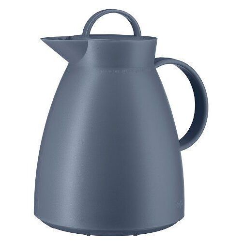 Alfi Pichet Isotherme Dan, Théière, Cafetière, Aluminium, Fermeture À Vis, Vintage Indigo / Bleu Indigo, 1 L, 0935060100