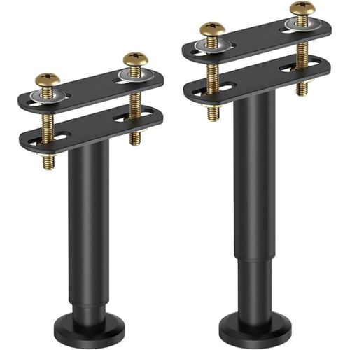 Tianyi-Pieds De Lit Réglables 18-33 Cm, Noirs Pour Meubles, Épaisseur En Acier Pour Armoire, Table Et Travaux Manuels