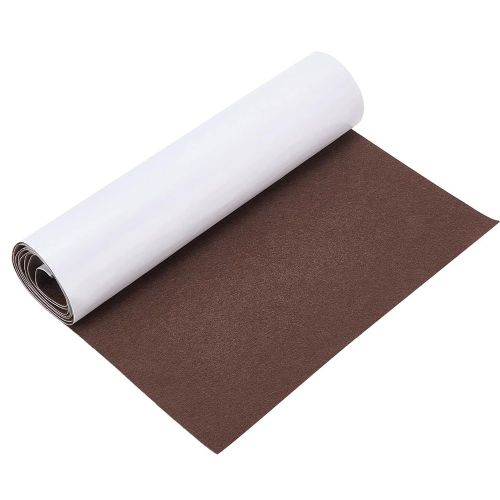 Tianyi-Tapis En Feutre Autocollant \U2013 40 X 220 Cm, 1 Mm D'épaisseur (Marron Foncé) \U2013 Tissu En Feutre Pour Doublure De Boîte, Dessous De Verre, Tapis De Tiroir, Voiture, Cadre Photo, Pieds De
