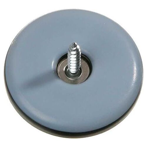 Teflon Furniture Glides with Screws ¿ 16 pieces ¿ Round ¿ Ø 38 mm, Thickness: 5 mm ¿ Floor Protector ¿ PTFE Glider ¿ Teflon Glider ¿ by