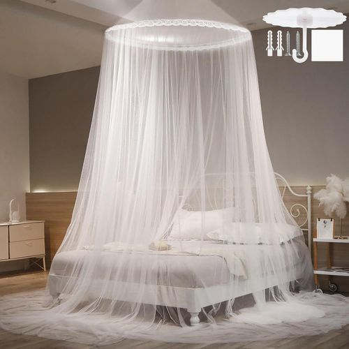 Mosquito Net For Dome,White Mosquito Net,Single Double Bed Mosquito Net,Mosquito Net Without Door,Large Mosquito Net Canopy Tent,Adult Bed Canopy 60 X 250 X 1100 Cm