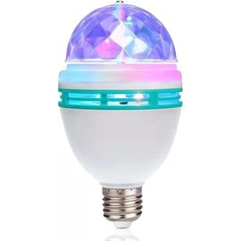SJZG-Ampoule Disco E27 Lampe De Soirée Rotative Rgb Lumière Ampoule Stroboscopique À Led Ampoule De Discothèque En Pour Discothèque, Anniversaire, Fête, Karaoké, Halloween, Noël
