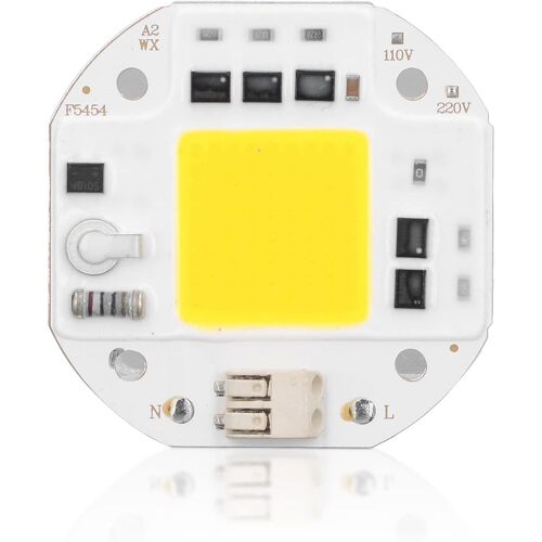 KAL-Puce Led Haute Puissance, Perle De Lampe Cob 50 W/70 W/100 W, Éclairage De Bricolage De Puce De Perles De Lampe Pour Projecteur 220 V(100W Blanc Chaud)