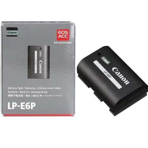 Batterie Canon LP-E6P pour EOS R5 Mark II R6 MKII R5 R6 R7 5D MKIV 6D MKII 90D Noir
