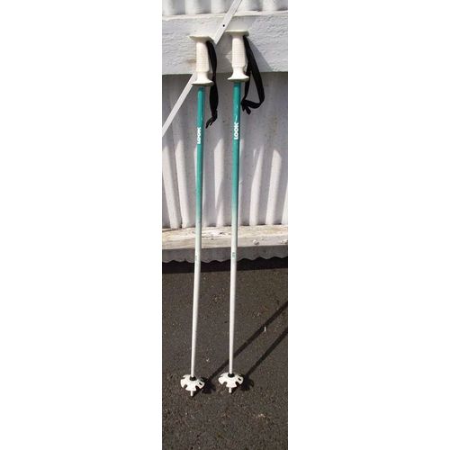 Bâtons De Ski Look H Impact Aluminium Alloy B X 26 Vintage Longueur 115cm Pour Déco Peut Servir Également De Bâton De Marche Nordique.
