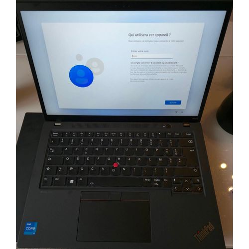 Lenovo Thinkpad P14s Gen 4 - 14" Intel Core i5 - Ram 16 Go - SSD 256 Go