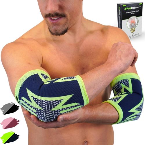 Sept-2 Pack Coudières Homme Et Femme - Manchon De Compression Pour Coude De Tennis, Coude De Golfeur Et Gymnase - Coudière Pour Tendinite, Soulagement Des Douleurs Articulaires - Respirant Et Antidér